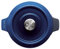 Woll Iron Gusstopf mit Deckel, 20 cm, 11 cm hoch, 2,8 Liter inkl. Silikon-Schutzgriffe Cobalt Blue