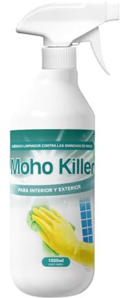 Spray Limpia Moho para paredes, juntas, azulejos, baldosas, baño, suelo, ducha y resto de superficies con humedad/fórmula anti moho quita mancha de humedades limpiador de juntas