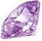 YSSH 50mm Kristall Glas Diamant,Kristallglas Deko Diamanten Acryl Tischschmuck Hochzeit Dekosteine Klar Kristall-Acryl-Diamanten transparent Kristalldiamant Für Hochzeitsgeschenke Decor (Purple)