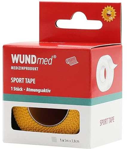 Sportfixierband 5 m x 3,8 cm, farblich sortiert