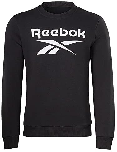 Reebok Herren Identity Fleece Stacked Logo Langarm Graphic Sweatshirt