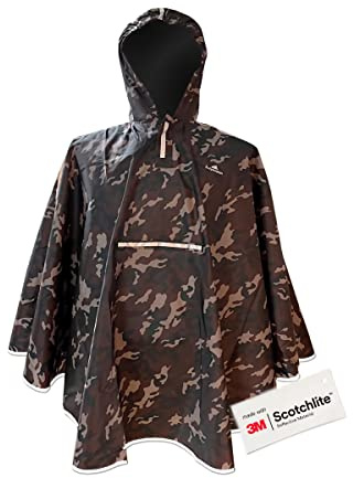 Salzmann Poncho de Pluie enfant | 5-15 ans | Taille 116 à 164