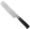 hecef Japanese Nakiri Knife – Chef Knife with Ergonomic Wood Handle for Effortless Chopping & Dicing!
