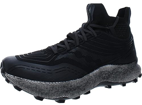 Saucony Endorphin Mid Mens Shoes, Black, 11.5