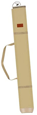 Colcolo Angelschirmtasche, faltbar, strapazierfähig, Angeltasche, Tasche, Halter, Segeltuch für Camping, Reisen, Driftboxen, Angelschirme, Fischernetze, 130cm Beige