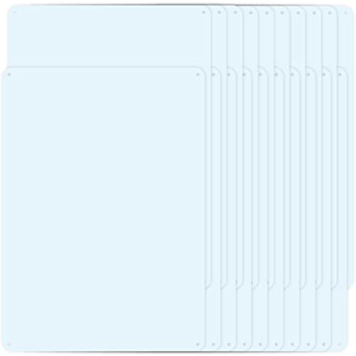 SimpLee Signage Lot de 20 panneaux vierges en plastique personnalisables de 25,4 x 35,6 cm pour projets en vinyle - Panneaux vierges pour travaux manuels et loisirs créatifs