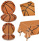 61 Pcs Basketball Party Zubehör, Basketball Party Pappteller, Basketball Tischdecke, Servietten, Basketball Geburtstag Party Dekorationen für Jugendliche, Jungen, Basketball-Team, Serviert 20 Gäste