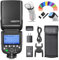 Godox V860III-C Camera Flash Wireless TTL Camera Speedlite Speedlight GN60 1/8000s HSS Built-in 2.4G Wireless X System Li-ion Battery 0.01-1.5s Recycle Time Replacement for Canon