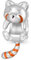 GNOCE Charm Perle Süßer Roter Panda Charm 925 Sterling Silber Bead Charms für Armband Schmuck Geschenk für Frau Fit Armbänder/Halskette
