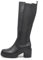 IF Fashion Scarpe da Donna Stivali Al Polpaccio Elasticizzato Con Tacco Alto Grosso Platform H9220 nero N.39
