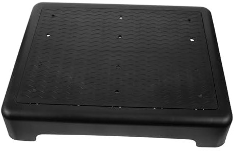 minkissy Sgabello per adulti portatile per scale antiscivolo da bagno poggiapiedi per sotto la scrivania al lavoro piattaforma gradino per cucina ufficio nero