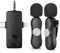 EVARY Wireless Microphone pour iPhone, Android, Caméra, 2,4GHz Micro Cravate sans Fil, Micro Telephone Portable pour Enregistrement Vidéo, Live Streaming, Vlog, Youtube, TikTok