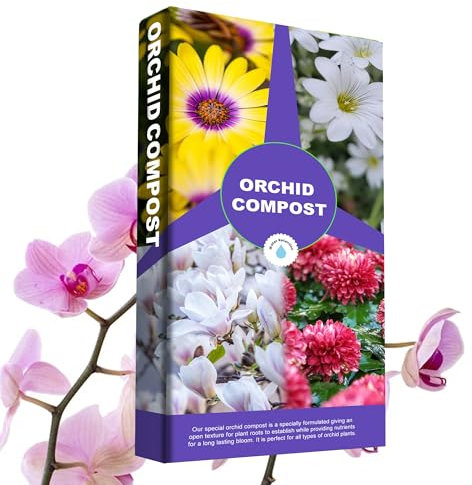 Lovely Mix For Orchid Plants Stronger Roots Orchid Potting Compost With Long-Blooming & Improved Water Retention (20 Litres (2 x 10 Litres))