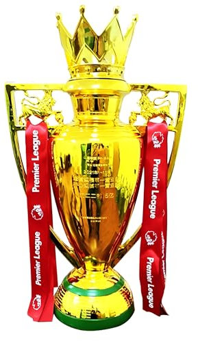 MIAOWR Réplique du Trophée Premier Champion d'or Objets De Collection De La Ligue Souvenirs du Championnat De Football Cadeaux pour Les Fans,6.3in/16cm