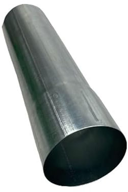 1 m langes Fallrohr Regenrohr Durchmesser 60 mm Titanzink