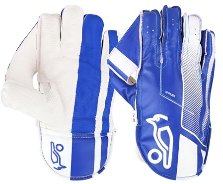 Kookaburra SC 4.1 Wicket Keeping Glove, Size Youths, Blue/White, Blue/White