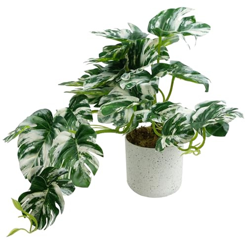 Leaf Artificial Potted Monstera Plants