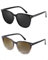 Myiaur 2 Pack Polarisierte Sonnenbrillen Damen Groß, UV400 Schutz Klassische für Autofahren & Outdoor-Aktivitäten