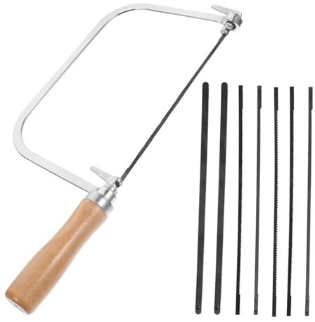 Coping Saw, 9 PCS Coping Saw Blades, Fine Tooth Saws(30×11cm) | Woodworking Hand Saws for Woodworking Model Making and Furniture Construction
