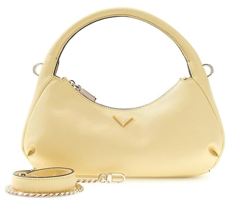 GUESS Umhängetasche Handtasche Gilda Mini Hobo Pale Yellow hellgelb