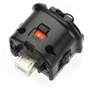 Télécommande + Motion Plus pour télécommande Wii + étui de protection en silicone, 5603077114592, noir