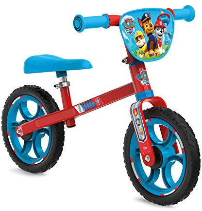 Paw Patrol First Bike Laufrad, stabiles Metallrad im Paw Patrol Design für Kinder ab 2 Jahren