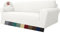 MAXIJIN Super Stretch Couch Bezug für 3-Sitzer (3 Sitzer, Weiß)