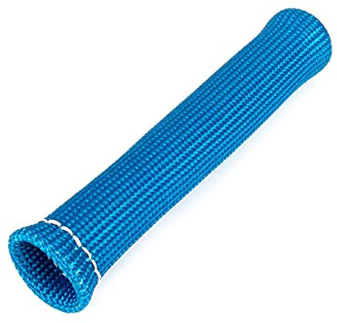 LST 1x Fiber Hitzeschutz Schlauch Kabel Schutz Zündkerze Stecker blau
