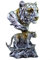 eSplanade Tiger-Skulptur aus Kunstharz mit stehendem Tiger-Skulptur | Heimdekoration – 22,9 cm