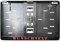 1 St Kennzeichenhalter 280 x 200 mm Zweizeilig Text Farbig Wunschbeschriftung