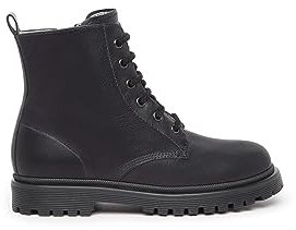 NeroGiardini I327552F Anfibi Junior da Bambina in Pelle - Nero 26 EU