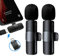 YOOUS Mikrofon, Lavalier Mikrofon für iOS/Android, Mini Microphone Plug & Play, Lavalier Mikrofon Wireless für YouTube/Facebook-Live-Stream, TikTok Vlog (Keine App und Bluetooth erforderlich), Schwarz