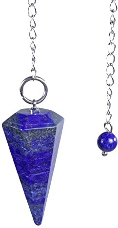 Lebensquelle Plus Lapislazuli Pendel mit Haltekugel | Edelstein geschliffen & facettiert