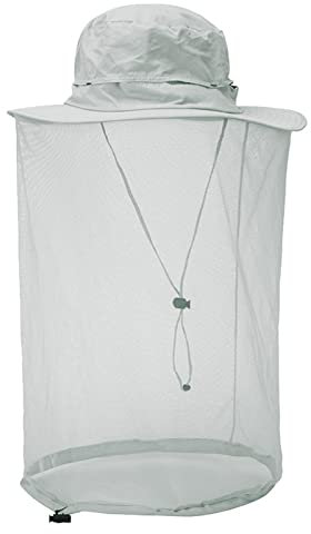 VanderHOME Outdoor Sonnenhut Mückenschutz UV Schutz Buschhut Anglerhut für Damen Herren Atmungsaktiv Safari Hut mit Moskitonetz Schnelltrocknender Faltbar Moskito Kopfnetz Hut