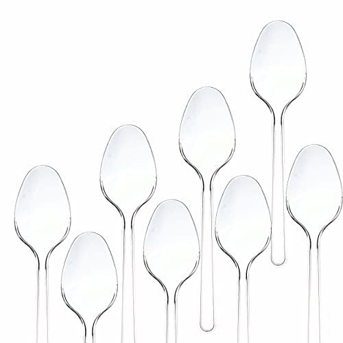 Commerline 1000 Stück Plastiklöffel | Partygeschirr Mehrweg & Robust Plastik Löffel | Party Besteck Wiederverwendbar | Spülmaschinenbeständig gemäß (1000)