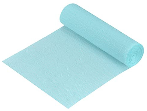 sourcing map 3 Rollen Papierblumen Streamer Ersatz Werkzeug Hellblau