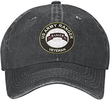 716 Baseballmütze Veteran Airborne Rangers Der Us-Armee Schildmütze Unisex Sonnenschutz-Cap Retro Papa Mütze Für Tennis, Wandern Ausflug