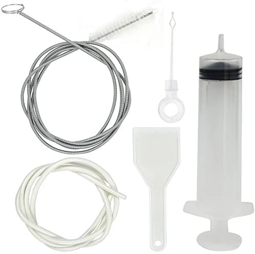 Fridge Drain Hole Cleaning Tool ,5 pcs Refrigerator Drain Dredging Tool Fridge Drain Hole Remover Cleaning Brush Tool Kit for Home Refrigerators Freezers