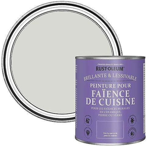 Rust-Oleum Brown Water-Resistant Kitchen Tile Paint in Gloss Finish - Gorthleck 750ml