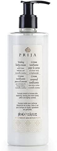 PRIJA Tonisierende Körpercreme mit Walnussextrakt, 380 ml Pumpe (Tonisierende Körpercreme)
