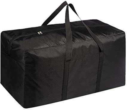 OARCO 55L Groß Aufbewahrungstasche Belastbare Aufbewahrungstasche Tragetasche Mit Handgriff für Bettzeug Matratzenauflagen Decken Bettdecken and Kissen (70 * 40 * 20CM,55L)