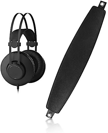 XBERSTAR Cuscino di ricambio compatibile con cuffie AKG K52 K72 K92 K77 K511 K512 K514 (copertura per fascia)