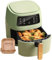 Maoxiaoge Friteuse à air de 8 L avec écran tactile numérique LCD, facile à nettoyer, panier amovible antiadhésif, 8 préréglages 1400 W (avec doublures de friteuse à air)