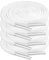 JETOP 2 Pares Cordones de Zapatos Deportivos Ovalados para Zapatillas 120CM Cordones Blancos 6 mm De Ancho Cordones Zapatos Deportivas Resistentes A Desgarros Para Hombre Mujer Adultos Niños Correr