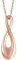 AMDXD Kette Frauen, Edelstahl Unendlichkeit Ashes Urn Anhänger Standardgliederkette, Damen Rose Gold Ketten, 50 CM