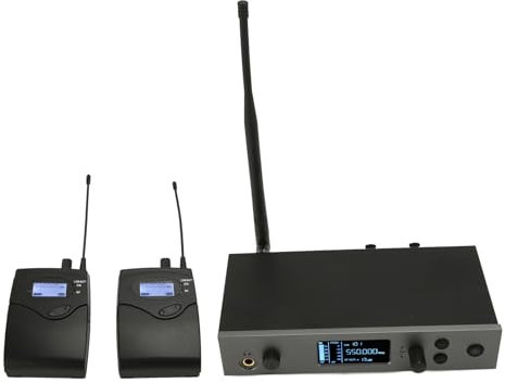 di Monitoraggio Auricolare Wireless, IEM Stereo Wireless, di Ritorno Dell'orecchio di Monitoraggio Wireless UHF a 2 a Canale Singolo, per Palco
