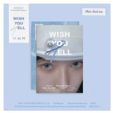 Red Velvet Wendy WISH YOU HELL 2nd Solo Mini Album Full 3 Version SET Package Version+Photobook Version+QR Version+Tracking Sealed