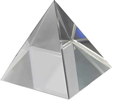 ZGPjubilant Prismen und Kaleidoskope Optisches Prisma 50 mm Kristalldreieck Wissenschaft Heimdekoration Wissenschaft Klassenzimmer Optik-Kits