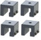SMZhomeone 1/4 Stück Stehfalzklemme Dachfalzklemme Blechfalzklemme Montage Solar-Pv-Kantenklemme(4Pcs)