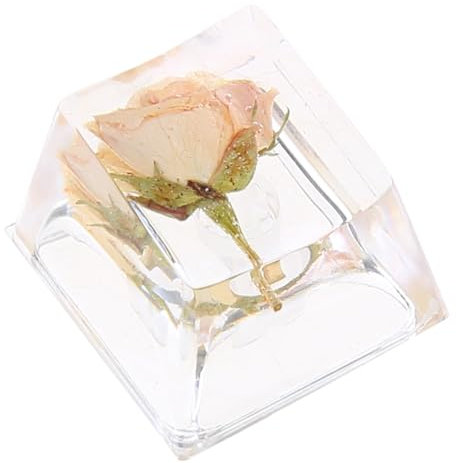 OEM Flower Keycap Resin Persönlichkeit Transluzently Backlights Keycap for Mechanical Keyboards